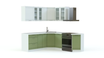 Светлая Кухня Греция 02 BMS