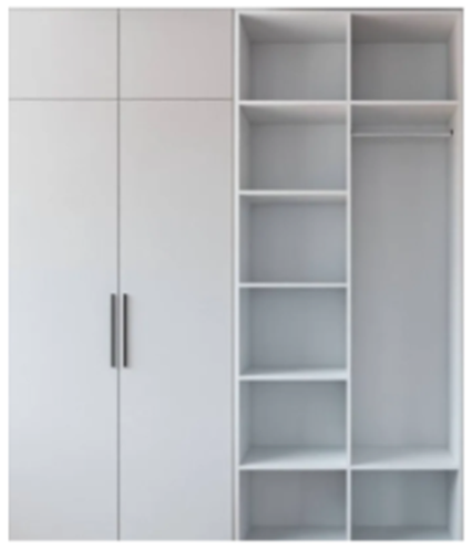 Распашной шкаф Вилета 5 (1000х2400х370)