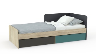 Кровать с 2-мя ящиками Jackie BMS в стиле лофт