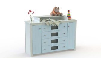 Пеленальный комод Веста Деко 3 BMS