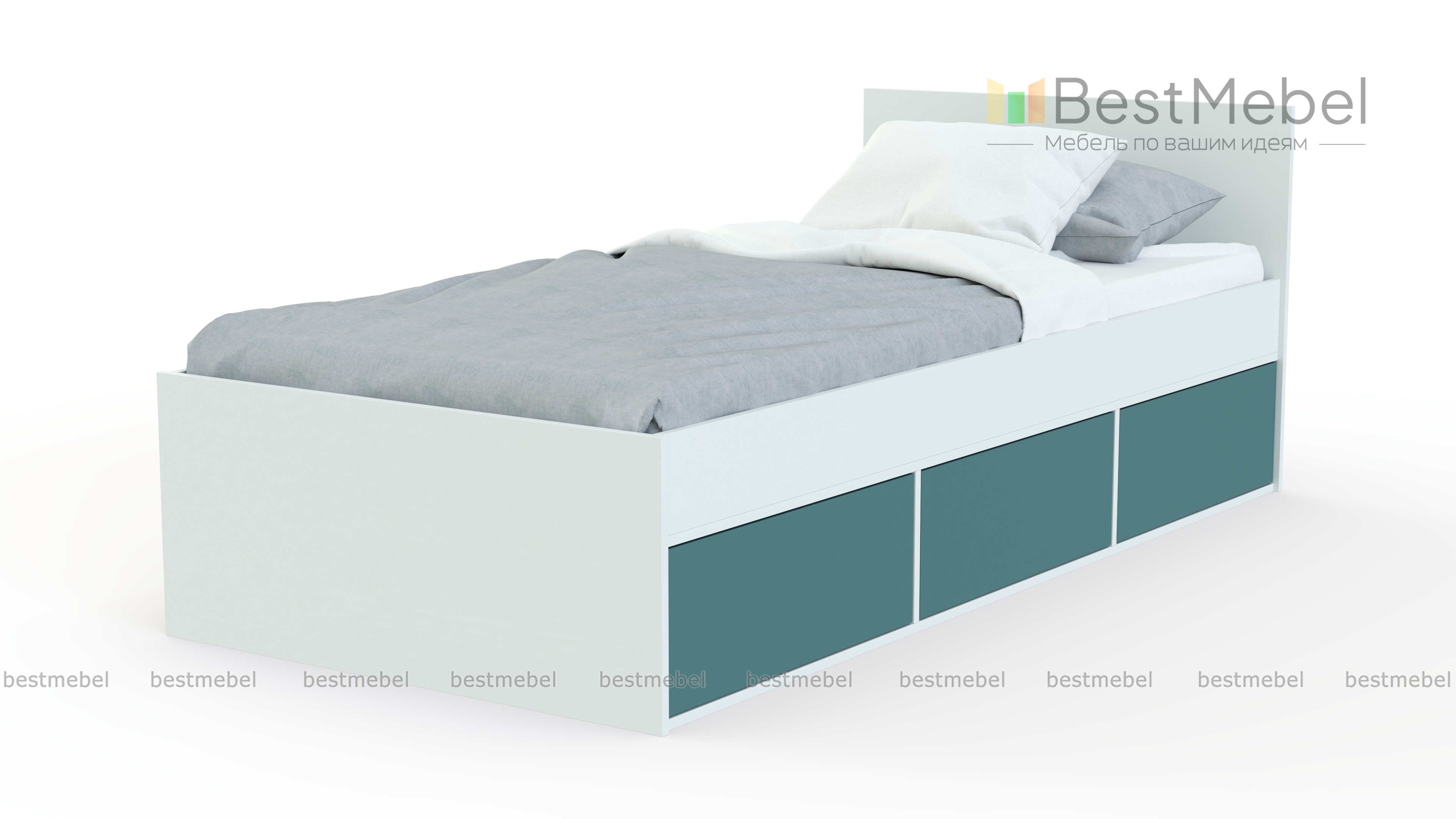 Кровать X Green BMS