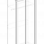 Чертеж Шкаф-купе sk-097 BMS