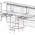 Схема сборки Стойка ресепшн № 11 BMS