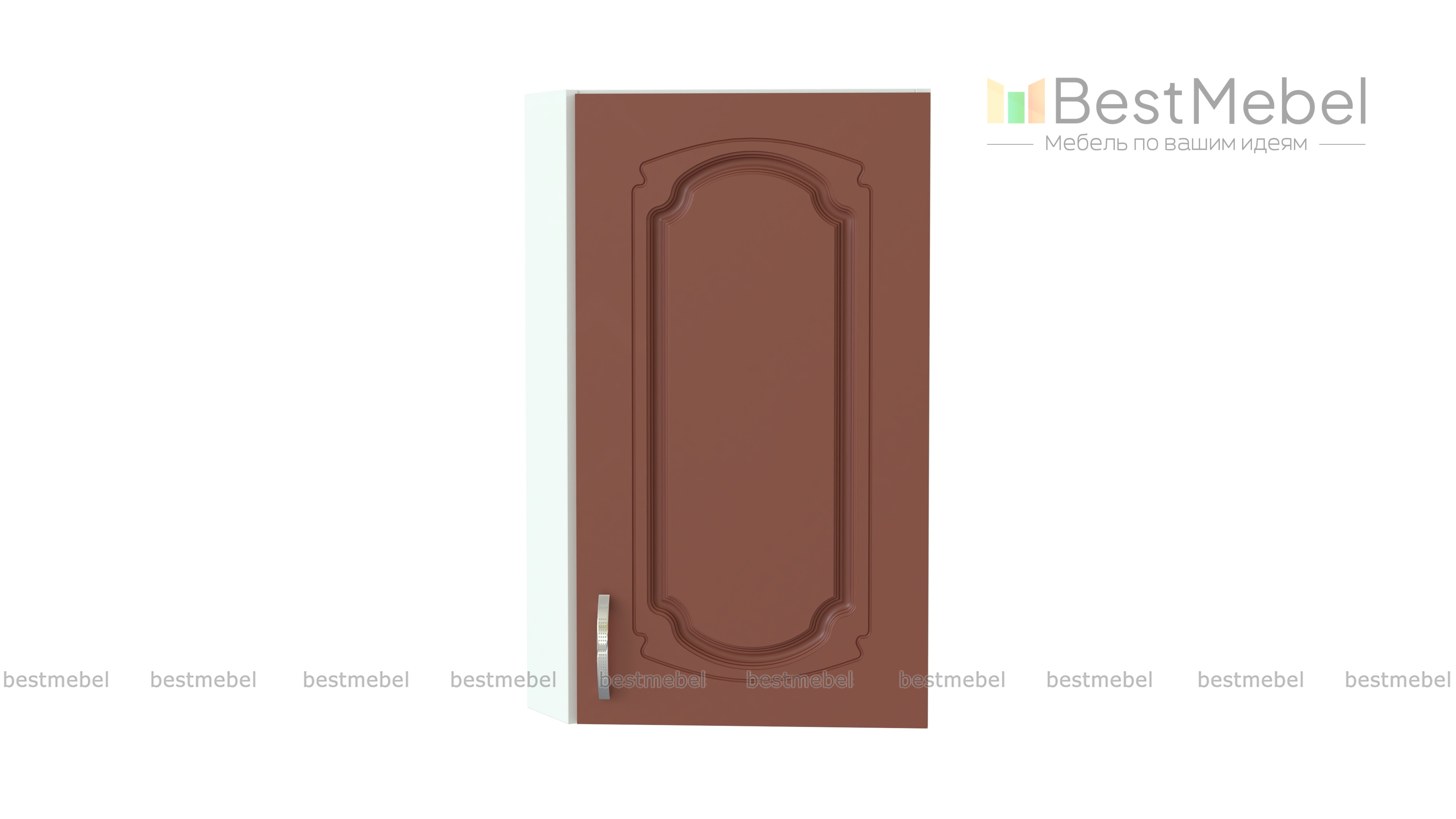 Шкаф верхний торцевой Настя BMS