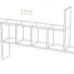 Чертеж Полка навесная Зельда 5 BMS