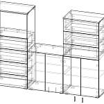 Схема сборки Комод Платса Platsa 3