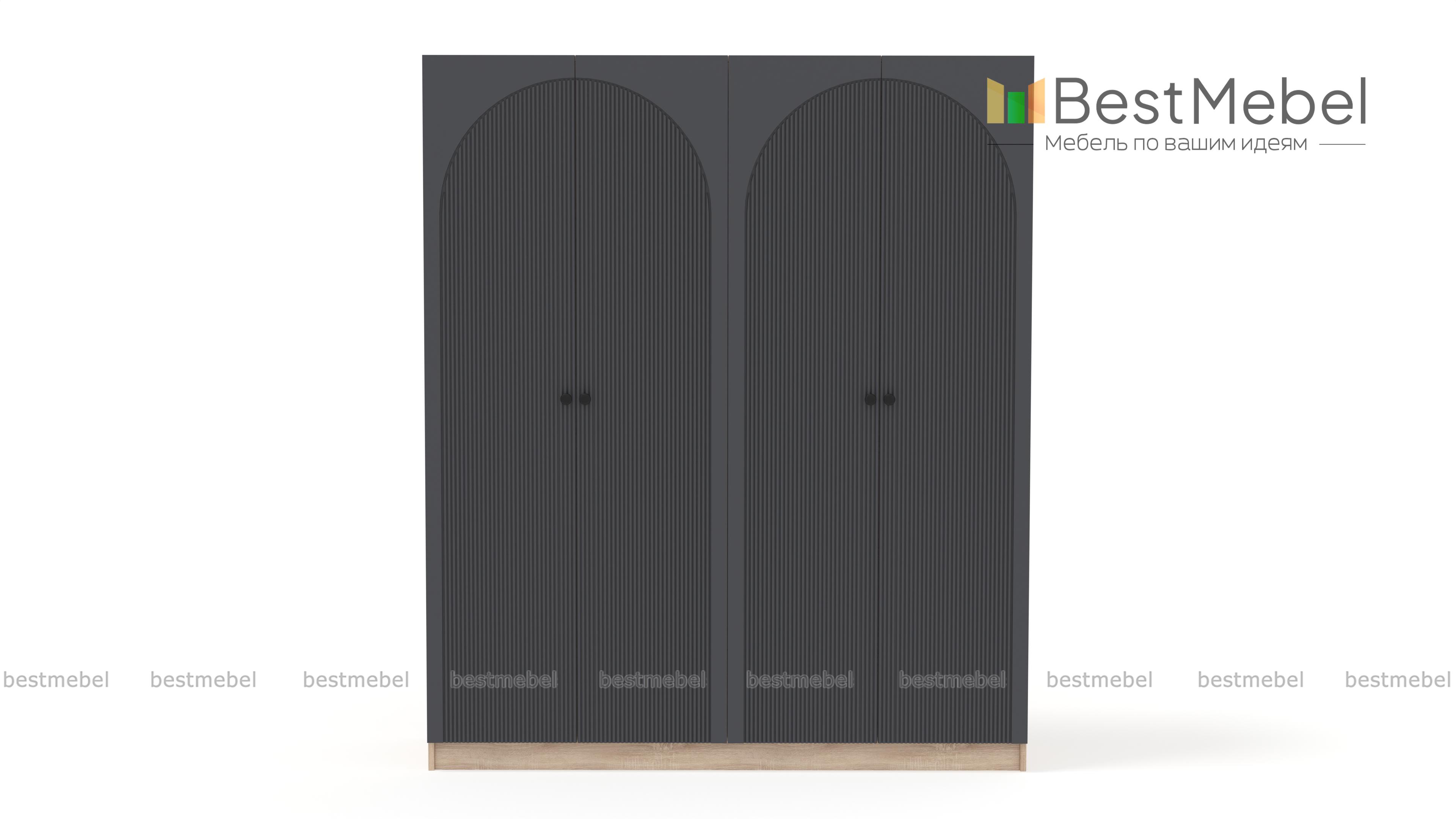 Шкаф распашной Вивьен 11 BMS - Фото