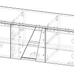 Схема сборки Тумба ТВ Горизонт 21 BMS