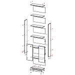 Схема сборки Стеллаж Оттава 23 BMS