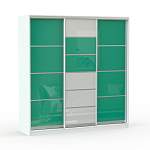 Шкаф-купе трехдверный Классик Цветные стекла BMS - Фото 3