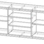 Чертеж Тумба Хелена 13 BMS