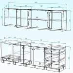 Схема сборки Кухня Монтана BMS