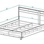 Чертеж Кровать Презент BMS