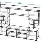 Схема сборки Мебельная стенка Либера BMS