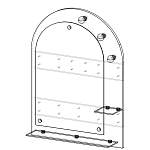 Схема сборки Зеркало в ванную комнату Пайтон 14 BMS