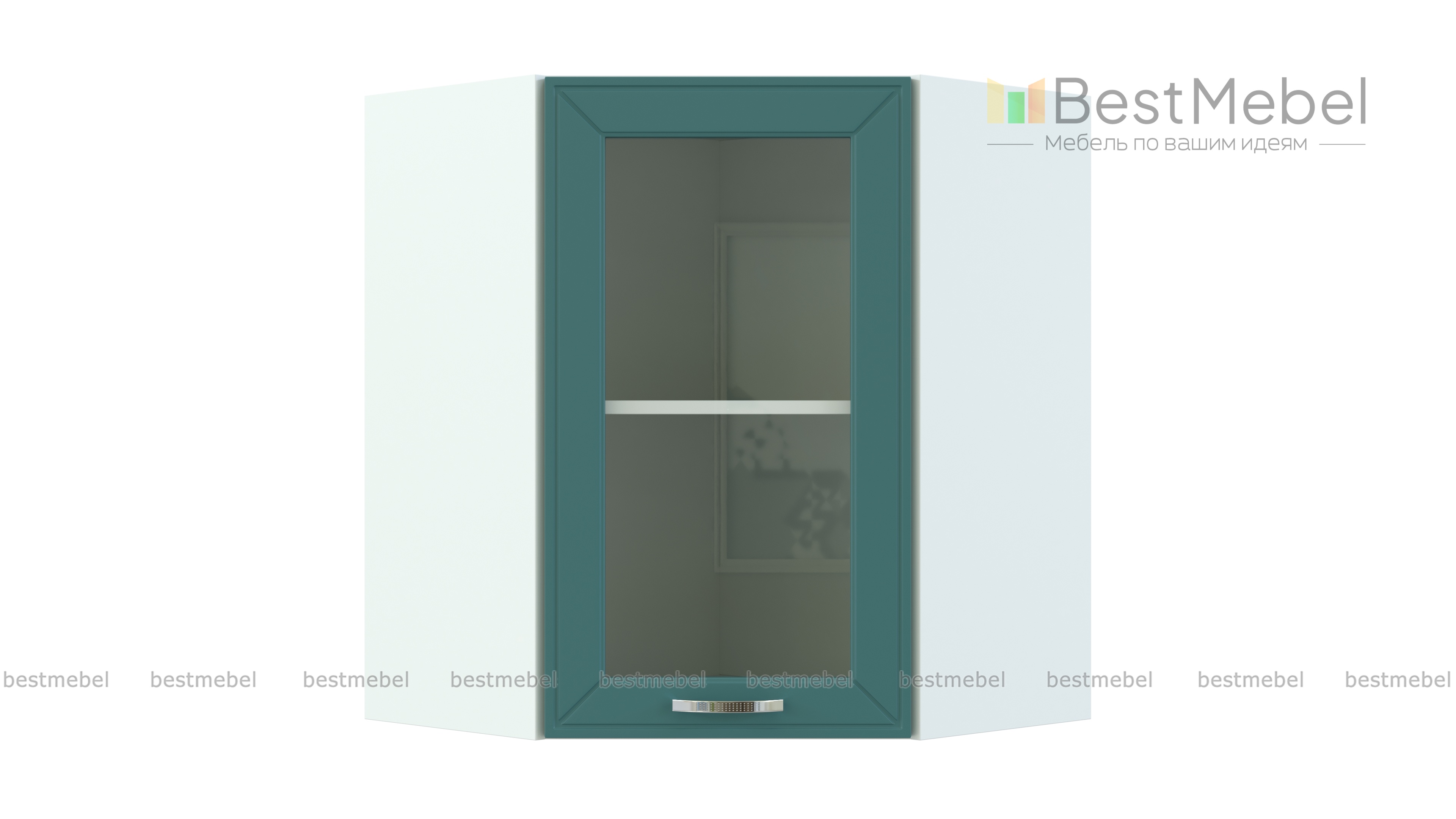 Шкаф-витрина угловой Маргарита BMS