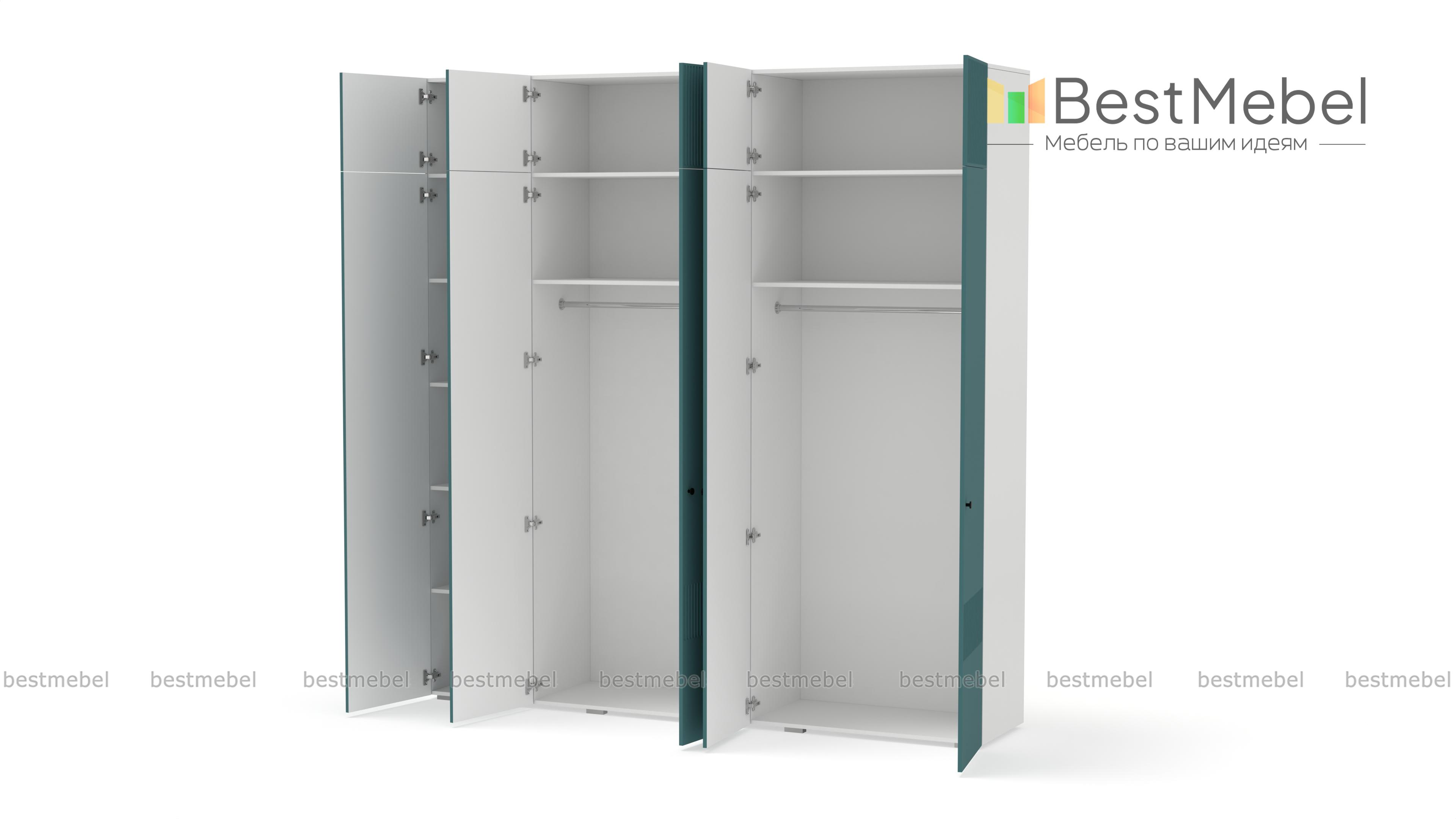 Шкаф распашной Джосс 11 BMS - Фото