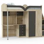 Кровать-чердак с рабочей зоной Мираж К-32 BMS - Фото 3