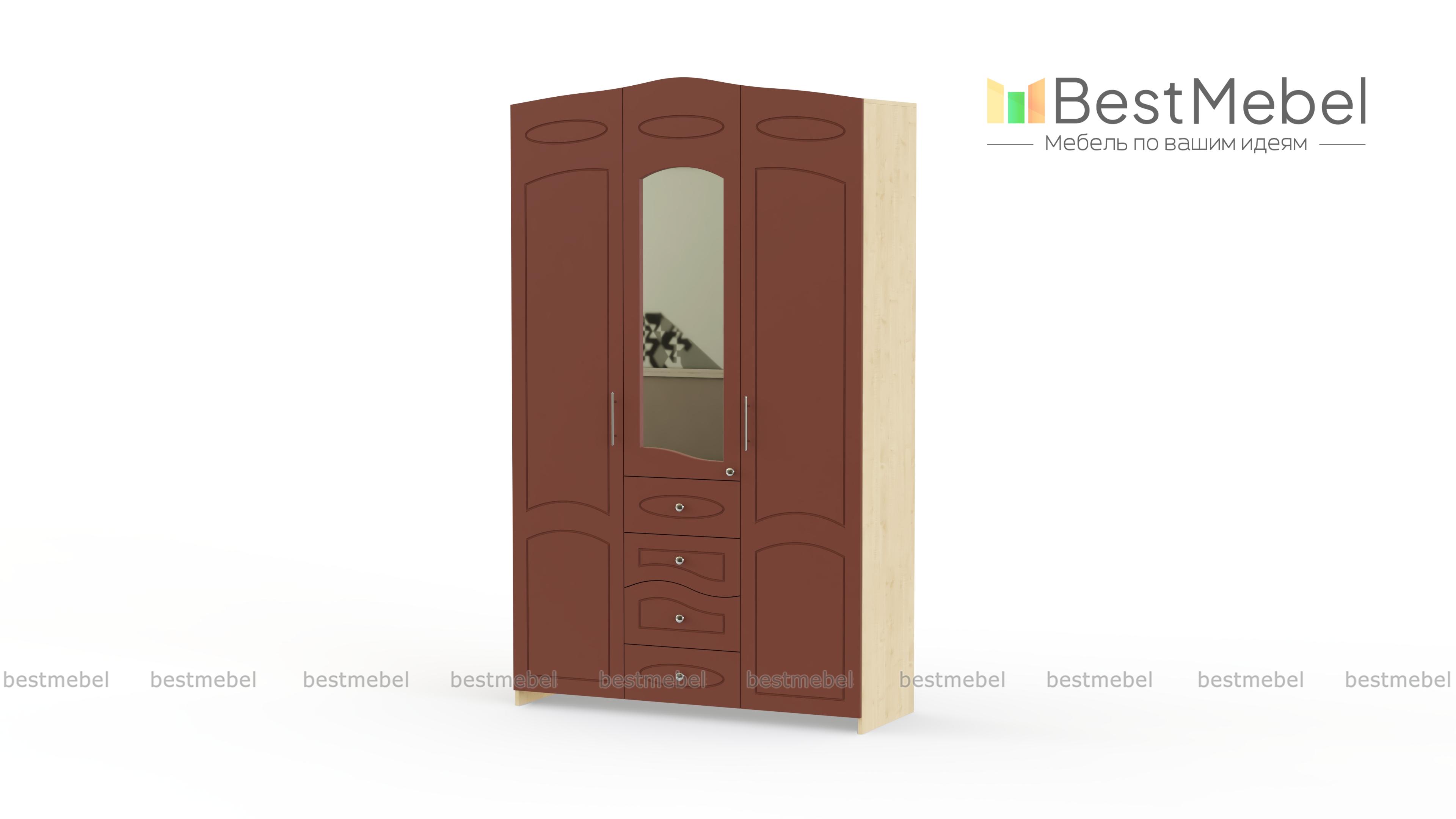 Шкаф Анфей 3Д BMS - Фото