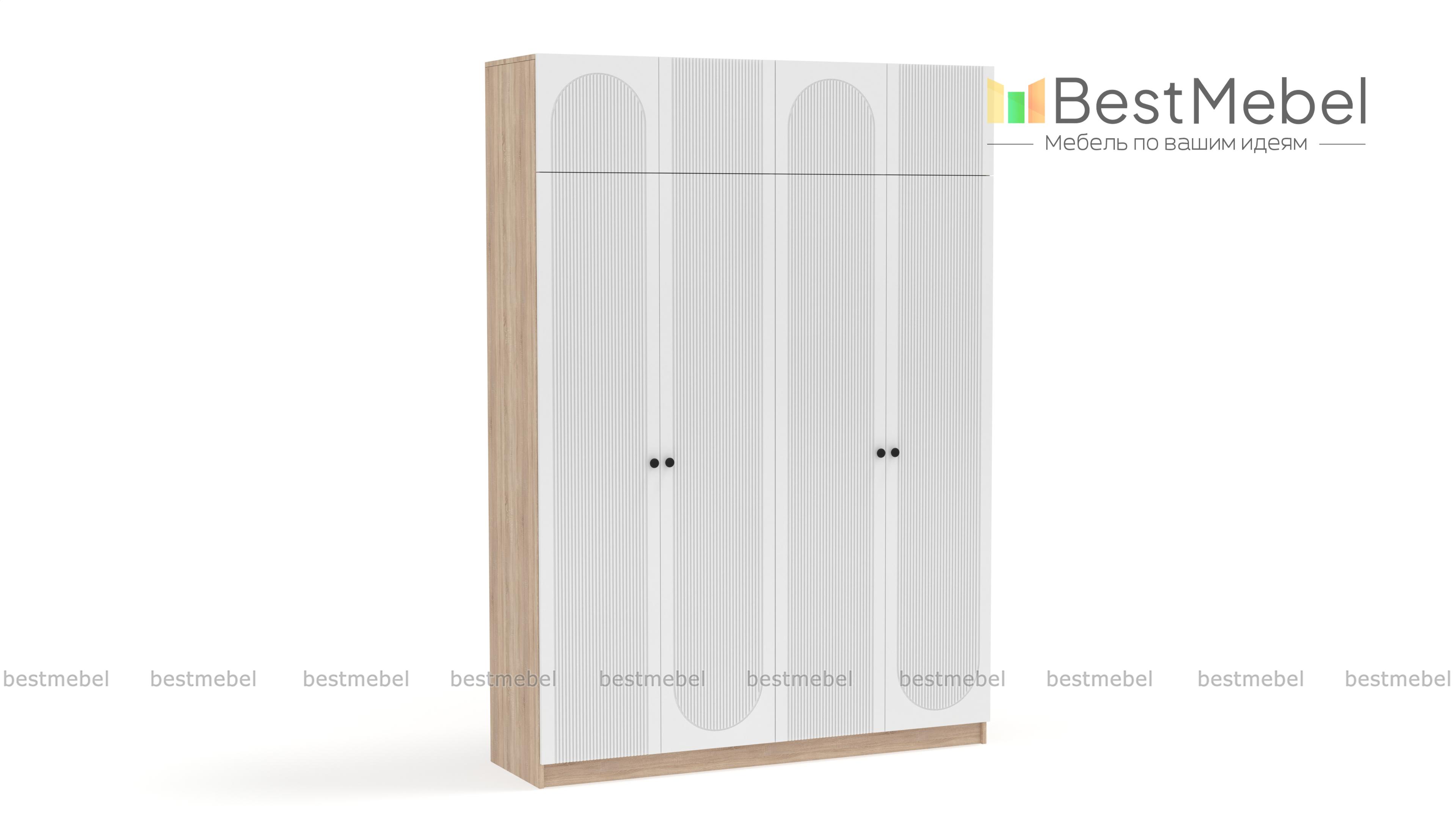 Шкаф распашной Рене 28 BMS - Фото