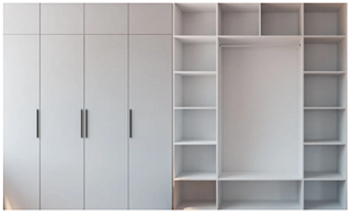 ЭСКИЗ Распашной шкаф Вилета 8  (1190х2600х600)