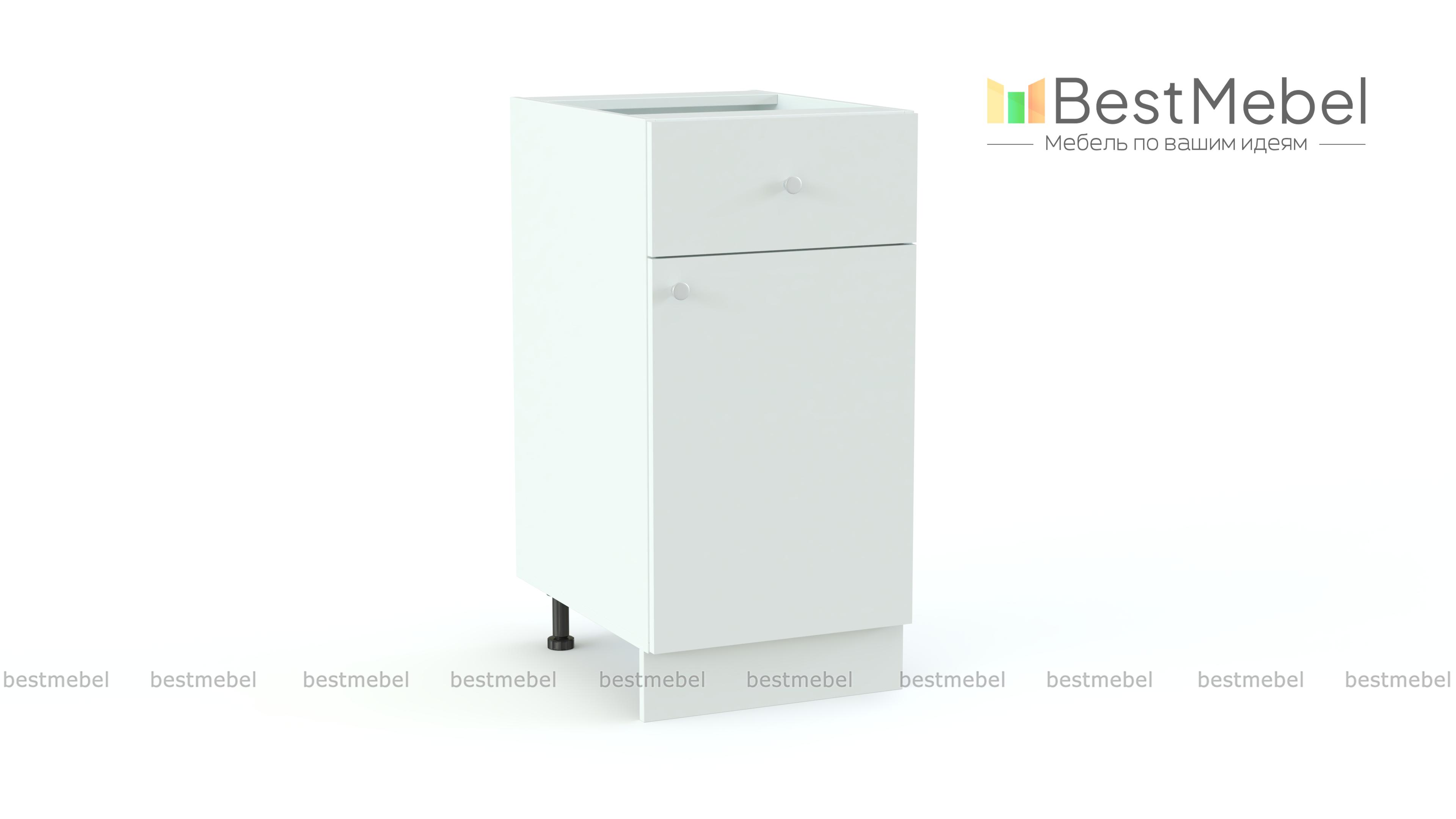 Шкаф напольный Лина с 1 ящиком BMS - Фото