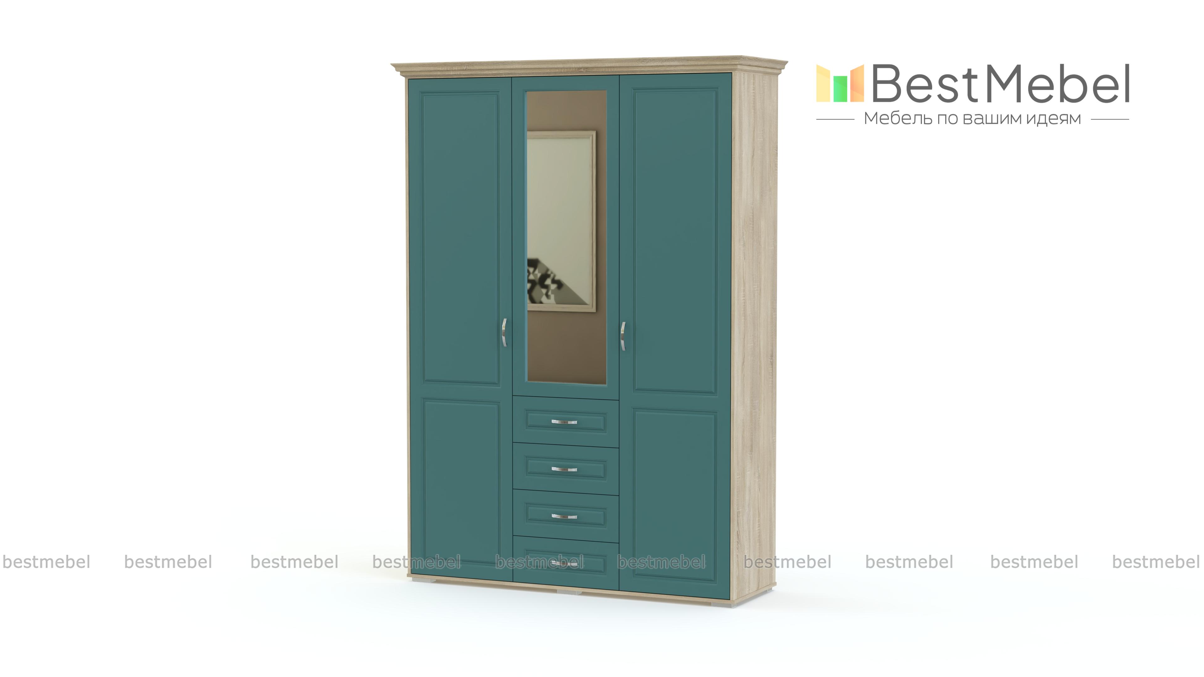 Распашной шкаф Мирма 4 BMS - Фото